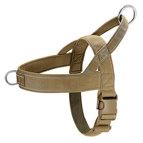 PAPAPI Langlebiges Hundegeschirr Aus Nylon, Kein Ziehen, Haustiergeschirr mit, Reflektierendes Trainingsgeschirr für Kleine, Mittelgroße und Große Hunde, Langlebig, XL-A PAPAPI Langlebiges Hundegeschirr Aus Nylon, Kein Ziehen, Haustiergeschirr mit, Reflektierendes Trainingsgeschirr für Kleine, Mittelgroße und Große Hunde, Langlebig, XL-A von PAPAPI