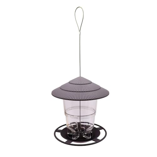 PAPAPI Wildvogel-Futterstation, Eichhörnchensichere Vogelfutterstation für Den Außenbereich, Hängende Wildvogel-Futterstation mit Rundem Dach, Langlebig, Einfache Installation, Einfach zu Bedien PAPAPI Wildvogel-Futterstation, Eichhörnchensichere Vogelfutterstation für Den Außenbereich, Hängende Wildvogel-Futterstation mit Rundem Dach, Langlebig, Einfache Installation, Einfach zu Bedien von PAPAPI