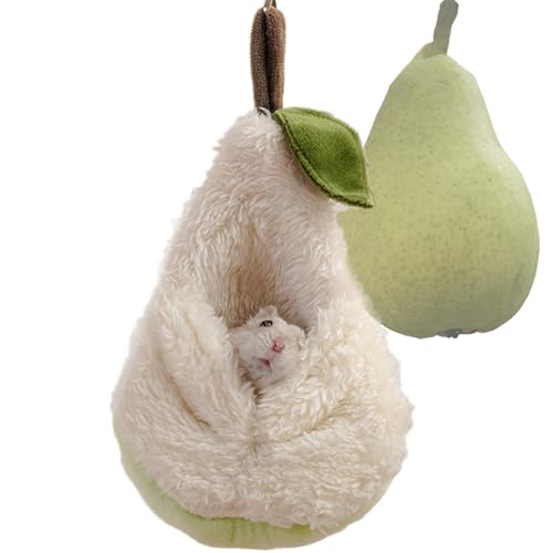 Birnenförmiges Hamster-Bett – Plüsch-Zuckergleiter-Versteck für kleine Haustiere, Lebensraum Dekoration, gemütlicher Käfig-Zubehör für Mäuse, Rennmäuse, goldener Bär, Degu Birnenförmiges Hamster-Bett – Plüsch-Zuckergleiter-Versteck für kleine Haustiere, Lebensraum Dekoration, gemütlicher Käfig-Zubehör für Mäuse, Rennmäuse, goldener Bär, Degu von PAPIEEED