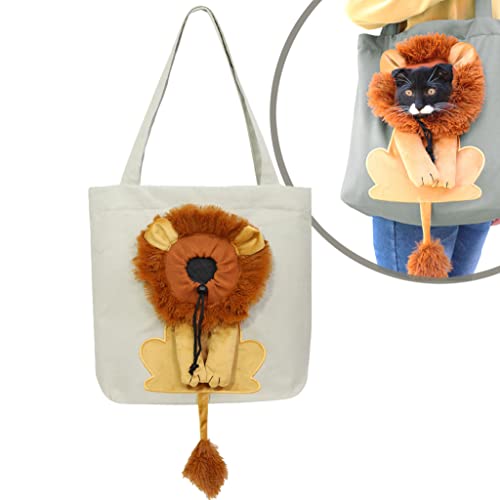 PAPIEEED Haustier Katze Tragetasche Canvas Tragetasche Cat Sling Pack für Ausflüge Gehen Geldbörse für Chihuahua Bichons Zwergspitz PAPIEEED Haustier Katze Tragetasche Canvas Tragetasche Cat Sling Pack für Ausflüge Gehen Geldbörse für Chihuahua Bichons Zwergspitz von PAPIEEED