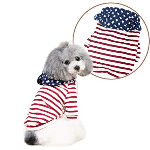 PAPIEEED Hundepullover für Haustiere, mit Sternenmotiv, gepunktet, für kleine Haustiere von PAPIEEED