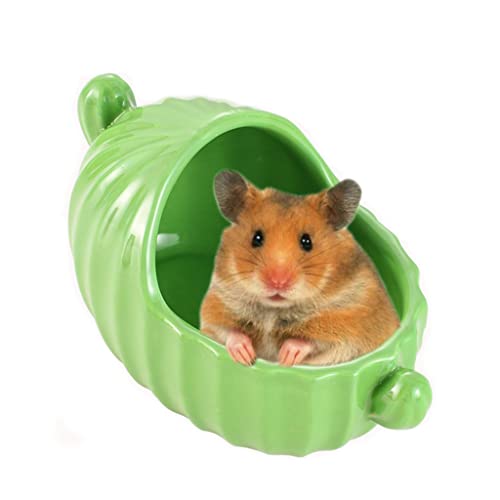 PAPIEEED Keramik-Hamsterversteck für Hamsterhütte, Versteck Lebensraum, Dekoration, bezaubernde Badewannenform, Hamsterhaus und Lebensräume, kühles Bett, ideal für alle Jahreszeiten, geeignet für von PAPIEEED