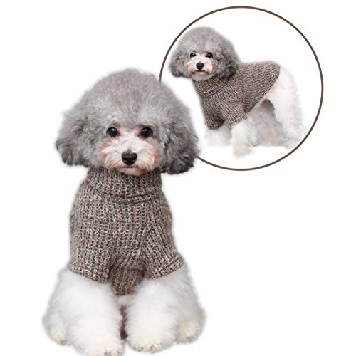 PAPIEEED Rollkragenpullover für Hunde und Haustiere, warme Kleidung für Welpen – Einteiler für kleine Haustiere von PAPIEEED