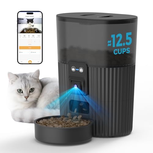 PAPIFEED Automatischer Futterspender für Katzen (Schwarz-Video) von PAPIFEED