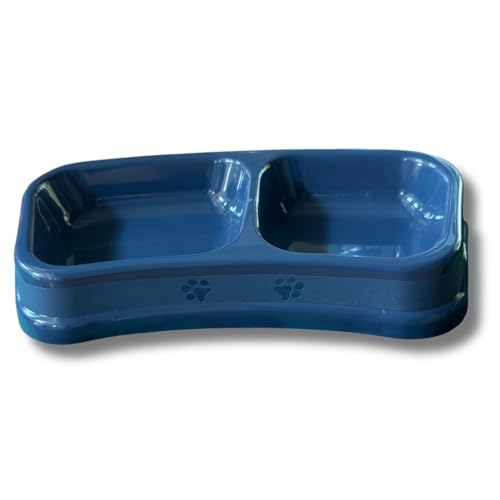 PARENCE.- Doppelnapf 24x12x4 cm für kleine Hunde, Katzen oder Nagetiere – 2 Fächer Schüssel für Trockenfutter und Wasser – Leichter und widerstandsfähiger Kunststoff – zufällige Farbe PARENCE.- Doppelnapf 24x12x4 cm für kleine Hunde, Katzen oder Nagetiere – 2 Fächer Schüssel für Trockenfutter und Wasser – Leichter und widerstandsfähiger Kunststoff – zufällige Farbe von PARENCE