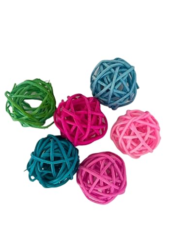 PARROTPLANET.PL Farbiger Mini-Ball - 1 Stück - EIN Spielzeug zum Fangen, oder Ersatzteile für Heimwerker-Spielzeug von PARROTPLANET.PL