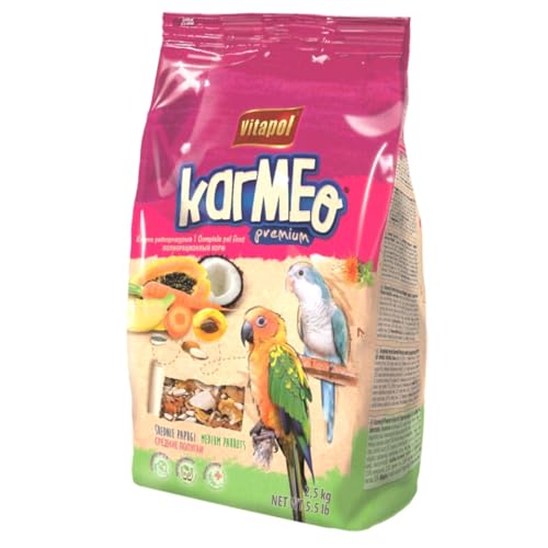Vitapol Karmeo Premium - Futter für mittelgroße Papageien 2,5 kg von PARROTPLANET.PL