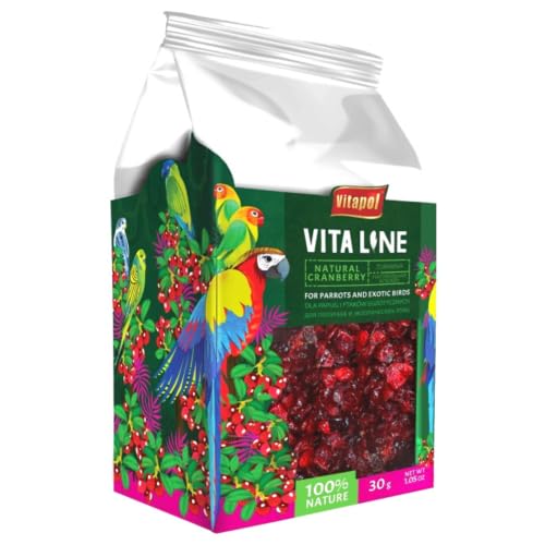 Vitapol VITALINE - Cranberry für alle Papageien 30g von PARROTPLANET.PL