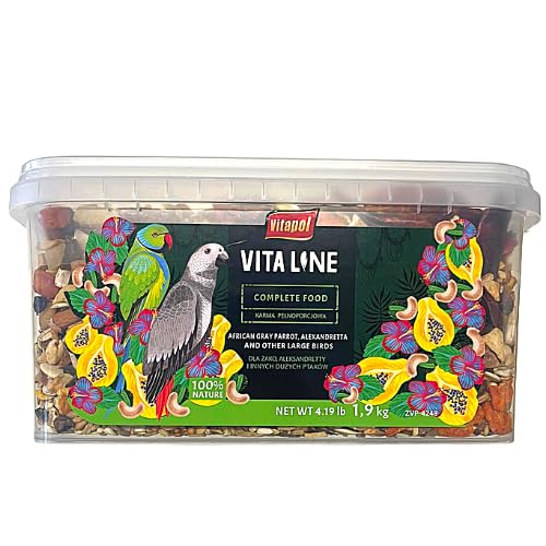 Vitapol Vitaline - Futter für Zookos, Alexandrette und andere Großpapageien 1,9 kg von PARROTPLANET.PL