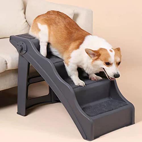 Zusammenklappbare Haustiertreppe, tragbare Hunde-/Katzenleiter, geeignet für hohe Betten, Sofas, Haustiere, die am besten für verletzte Hunde geeignet sind von PASPRT