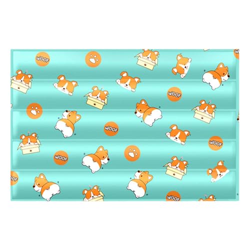 PASSI Waschbare Kühlmatte für Hunde | Cool Down Katze Hund Kissen Pad – Atmungsaktive Hundematte, Selbstkühlende Decke für Kühlung, Innen- und Außenbereich, Autositze, extra große Hunde, Welpen, von PASSI