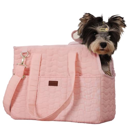 Patazone Tragetasche für kleine Hunde, Kaninchen-Tragetasche, für Erwachsene und Katzen, mit mehreren Taschen, atmungsaktives Netzgewebe, weiches Kissen, Reisen, Haustiere, Picknick, Outdoor, 6,8 kg Patazone Tragetasche für kleine Hunde, Kaninchen-Tragetasche, für Erwachsene und Katzen, mit mehreren Taschen, atmungsaktives Netzgewebe, weiches Kissen, Reisen, Haustiere, Picknick, Outdoor, 6,8 kg von PATAZONE