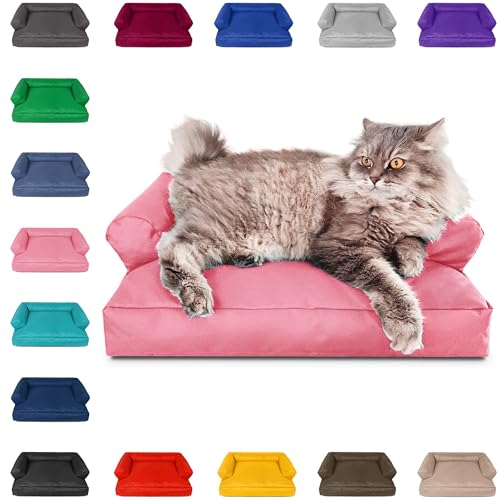 PatchHome Katzenbett – Oeko-TEX Zertifiziert – Katzenmöbel – mit recyceltem Styropor gefüllt – Katzensofa – Made in Germany – 50x40x15 cm – Altrosa PatchHome Katzenbett – Oeko-TEX Zertifiziert – Katzenmöbel – mit recyceltem Styropor gefüllt – Katzensofa – Made in Germany – 50x40x15 cm – Altrosa von PATCH HOME