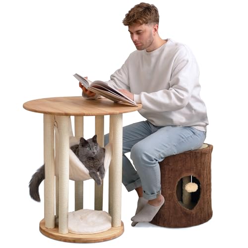 Multifunktionaler Haustierfreundlicher Katzentisch (groß/großer multifunktionaler Katzentisch) von PATHOSIO PETS