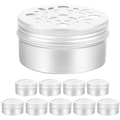 PATKAW 10 Stück Hundeduft-Arbeitsdosen Dufttrainingskoffer Hundeduft-Trainingsboxen Behälter Aluminium-Schnüffelbox Hundenasen-Arbeitsbehälter Geruchstrainingskanister 80Ml von PATKAW