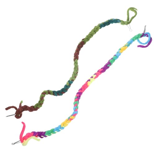 PATKAW 2St Einsiedlerkrebs-Spielzeug Gecko Spielzeug baumwollseil Einsiedlerkrebs-Kletterseil Kletterseil für Reptilienbecken Tier Spielzeuge Kletterseil-Ornament Papagei von PATKAW