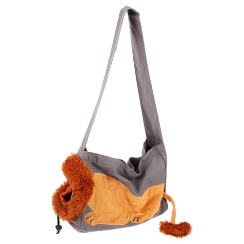 PATKAW Kleiner Hundetransporter Welpentragetasche für kleine Hunde Schultertasche Canvas-Einkaufstasche Handtaschen Outdoor-Welpenträger Reise-Katzentrage im Freien gemütlich Katzentasche von PATKAW