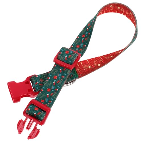 PATKAW Weihnachts-Hundehalsband Verstellbar: Weihnachts-Kätzchenhalsband Feiertagshalsband Für Haustiere Saisonales Haustierpflegezubehör Frohe Weihnachten Grün von PATKAW