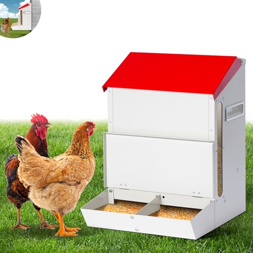 Automatischer Hühnerfutterspender für Geflügel, Futterspender Automatischer Hühnerfutterspender für Geflügel, Futterspender von PAULOZYN