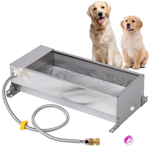 Automatischer Wassertrog aus Edelstahl für Nutztiere, große Kapazität, automatische Befüllung, Hundebewässerung mit Schwimmerventil, für Huhn, Gans, Ente, Ziege, Schwein Automatischer Wassertrog aus Edelstahl für Nutztiere, große Kapazität, automatische Befüllung, Hundebewässerung mit Schwimmerventil, für Huhn, Gans, Ente, Ziege, Schwein von PAULOZYN