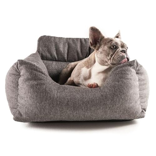 Paw Brands Hunde-Auto-Bett, Einzelsitz, Memory-Schaum, Haustier-Reisebett für Vorder- oder Rücksitz von PAW BRANDS