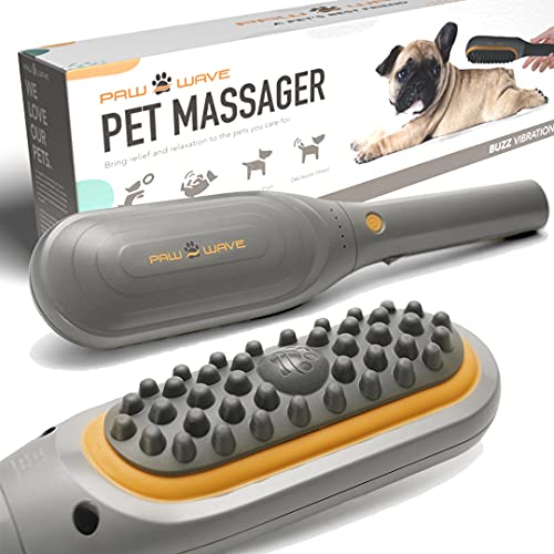 PAW WAVE Buzz Therapeutische Bürste, Vibrationsmassagegerät für Hunde und Katzen, entwickelt, um Verspannungen zu lindern, die Durchblutung zu erhöhen und verspannte Muskeln zu lindern. PAW WAVE Buzz Therapeutische Bürste, Vibrationsmassagegerät für Hunde und Katzen, entwickelt, um Verspannungen zu lindern, die Durchblutung zu erhöhen und verspannte Muskeln zu lindern. von PAW WAVE