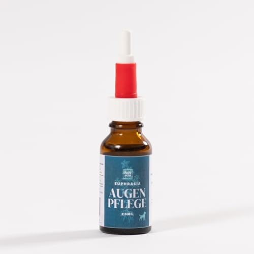 PAW WOW Euphrasia Augenpflege 20ml für Hunde & Katzen | Sanfte Augenreinigung | Natürliche Augen-Tropfen bei gereizten & geröteten Augen | Milde Pflege für Hunde und Katzen von PAW WOW