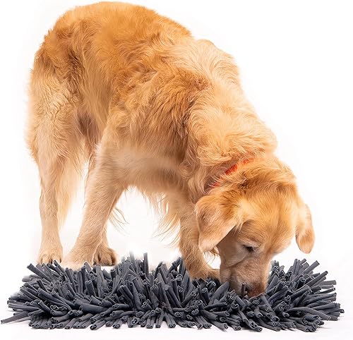 PAW5 Wooly Schnüffelteppich für Hunde – Fütterungsmatte fördert die natürliche Futtersuche & Intelligenz - einfach zu befüllen, langlebig und maschinenwaschbar - Für Jede Hunderasse 12 "x 18" von Paw 5