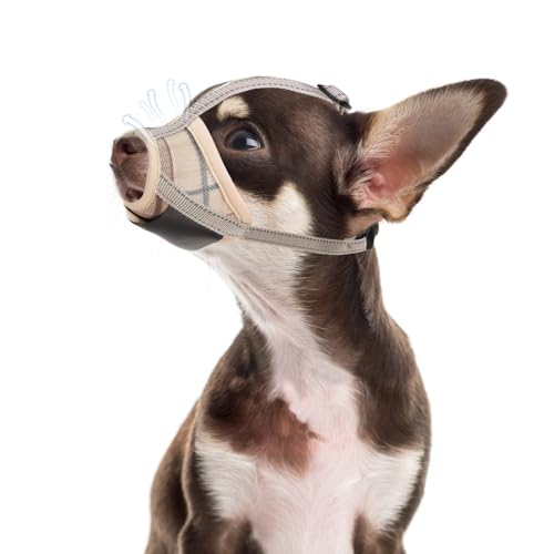 PAWCHIE Maulkorb für Hunde, weicher Maulkorb, verhindert Beißen, Bellen und Kauen, bequemer Air-Mesh-Mundschutz, atmungsaktiv, verstellbare Schlaufe, Haustier-Maulkorb für kleine, mittelgroße und PAWCHIE Maulkorb für Hunde, weicher Maulkorb, verhindert Beißen, Bellen und Kauen, bequemer Air-Mesh-Mundschutz, atmungsaktiv, verstellbare Schlaufe, Haustier-Maulkorb für kleine, mittelgroße und von PAWCHIE