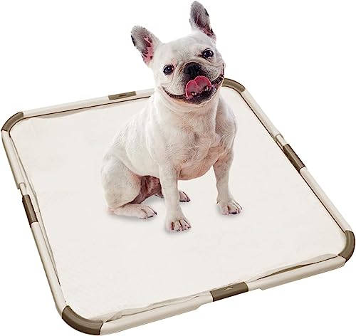 PAWISE Faltbarer Pee Pad Halter für Welpenunterlagen, Hundeunterlagenhalter, Pee Pad Tablett für Trainingspads, Welpenunterlagenhalter (53 cm x 53 cm) von PAWISE