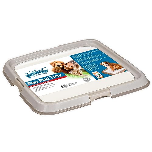 PAWISE Hundetraining Pad Halter Tablett, Indoor Welpen Töpfchen Pee Pad Boden Tablett, 23,5 x 23,5 Zoll, groß PAWISE Hundetraining Pad Halter Tablett, Indoor Welpen Töpfchen Pee Pad Boden Tablett, 23,5 x 23,5 Zoll, groß von PAWISE