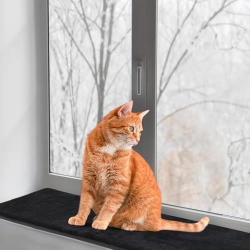 PAWISE Katzen-Fensterbank Katze Fenster Bett Matte Haustier Liegematte für Fensterbänke Cat Window Lounger Matte für Fensterbänke Cat Window Bed Mat 90 x 30CM von PAWISE