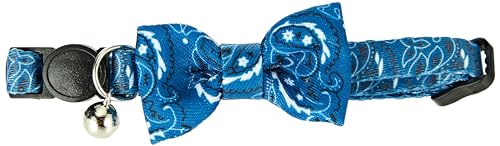 pawise Halskette für Katzen, Schleife blau von PAWISE
