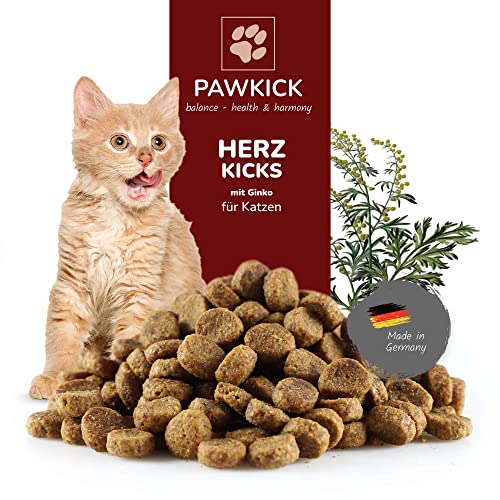 PAWKICK Herz-Kicks enthalten ausgewogene Kräuter, die das Tier mit wichtigen sekundären Pflanzenstoffen versorgt. Deutsches Qualitätsprodukt, in Deutschland hergestellt von PAWKICK