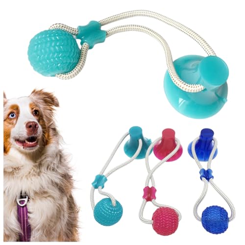 PAWPLANET Interaktives Hundespielzeug mit Saugnapf - Robustes Beißspielzeug und Zerrspielzeug für Beschäftigung und Zahnpflege - Lern- und Denkspielzeug, Vielseitig für Drinnen und Draußen, 43 cm von PAWPLANET