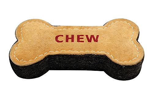 PAWPOURRI Kauspielzeug aus natürlichem Wildleder, für ausgewachsene Hunde, Welpen, robust, langlebig und lustig, interaktives Kauspielzeug für Haustiere, Knochenform PAWPOURRI Kauspielzeug aus natürlichem Wildleder, für ausgewachsene Hunde, Welpen, robust, langlebig und lustig, interaktives Kauspielzeug für Haustiere, Knochenform von PAWPOURRI