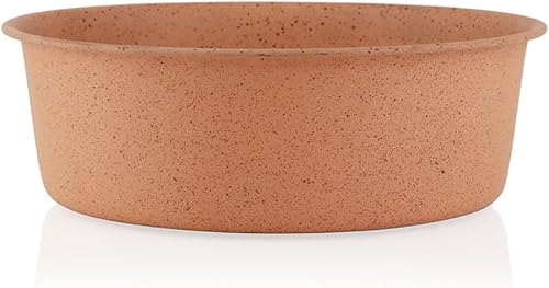PAWPOURRI Peach Speckle rutschfester Edelstahl-Wasser- und Futternapf für ausgewachsene Hunde, Welpen, Katzen, Edelstahl, rutschfest, leicht zu reinigen, Pfirsich, 470 ml PAWPOURRI Peach Speckle rutschfester Edelstahl-Wasser- und Futternapf für ausgewachsene Hunde, Welpen, Katzen, Edelstahl, rutschfest, leicht zu reinigen, Pfirsich, 470 ml von PAWPOURRI