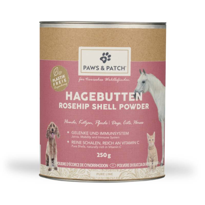 PAWS & PATCH Hagebuttenschalen Pulver - 250 g von PAWS & PATCH