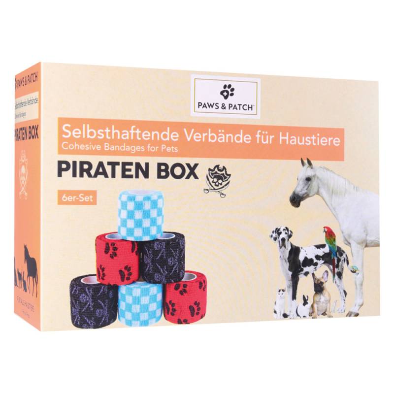 PAWS & PATCH Klebepflaster - Box Pirat, 6 Rollen von PAWS & PATCH