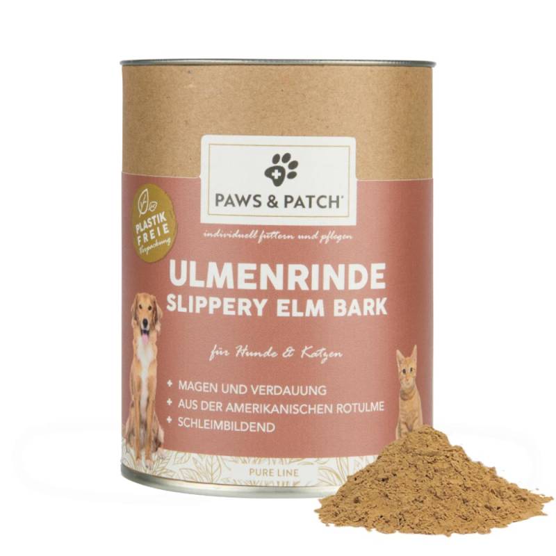 PAWS & PATCH Ulmenrinde Slippery Elm Bark - Sparpaket: 2 x 100 g von PAWS & PATCH
