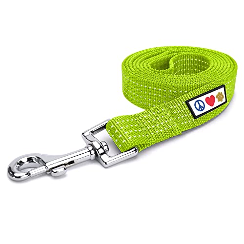 Pawtitas Hundeleine 1.8 M Leine Reflektierende Leine Hund Welpenleine bequemer Griff Hundeleine Hundetraining Leine für Hunde Extra kleine Hundeleine/kleine Hundeleine Grün Hundeleine von PAWTITAS