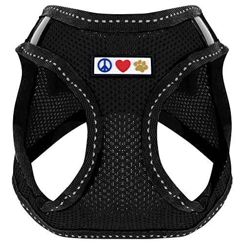 Pawtitas Pet Reflektierendes Hundegeschirr Geschirr zum Hineintreten oder Umlegen, Komfortsteuerung, Trainieren Sie den Spaziergang Ihres Welpen/Hundes - Extra groß Hundegeschirr Schwarz Pawtitas Pet Reflektierendes Hundegeschirr Geschirr zum Hineintreten oder Umlegen, Komfortsteuerung, Trainieren Sie den Spaziergang Ihres Welpen/Hundes - Extra groß Hundegeschirr Schwarz von PAWTITAS