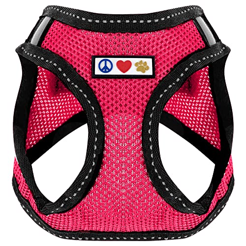 Pawtitas Pet Reflektierendes Hundegeschirr Geschirr zum Hineintreten oder Umlegen, Komfortsteuerung, Trainieren Sie den Spaziergang Ihres Welpen/Hundes - Medium Hundegeschirr Rosa Pawtitas Pet Reflektierendes Hundegeschirr Geschirr zum Hineintreten oder Umlegen, Komfortsteuerung, Trainieren Sie den Spaziergang Ihres Welpen/Hundes - Medium Hundegeschirr Rosa von PAWTITAS