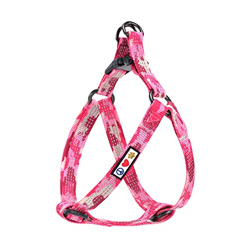PAWTITAS Extra Kleines Hundegeschirr Reflektierendes Verstellbares Welpengeschirr Antizuggeschirr Für Hunde Leicht Hundegeschirr Rosa Tarnung PAWTITAS Extra Kleines Hundegeschirr Reflektierendes Verstellbares Welpengeschirr Antizuggeschirr Für Hunde Leicht Hundegeschirr Rosa Tarnung von PAWTITAS