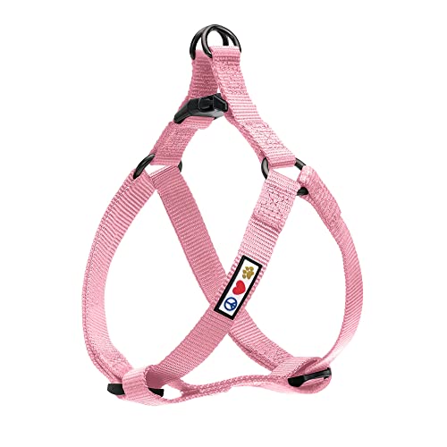 Pawtitas Hundegeschirr für kleine Hunde verstellbares Welpengeschirr Anti-Zug-Geschirr für Hunde einfarbig leichtes Hundegeschirr Rosa Millennial Pawtitas Hundegeschirr für kleine Hunde verstellbares Welpengeschirr Anti-Zug-Geschirr für Hunde einfarbig leichtes Hundegeschirr Rosa Millennial von PAWTITAS