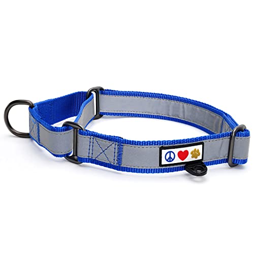 Pawtitas Martingale Hundehalsband Welpenhalsband Reflektierendes Hundehalsband Trainingshalsband für Hunde Erziehungshalsband für Hunde Groß Hundehalsband Blau Hundehalsband Pawtitas Martingale Hundehalsband Welpenhalsband Reflektierendes Hundehalsband Trainingshalsband für Hunde Erziehungshalsband für Hunde Groß Hundehalsband Blau Hundehalsband von PAWTITAS