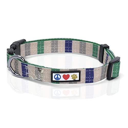 Pawtitas mehrfarbiges Hunde-Halsband Welpen-Halsband Haustier-Halsband Trainings-Halsband Extra klein Hunde-Halsband Grau / Beige / Blau / Grün Hunde-Halsband Pawtitas mehrfarbiges Hunde-Halsband Welpen-Halsband Haustier-Halsband Trainings-Halsband Extra klein Hunde-Halsband Grau / Beige / Blau / Grün Hunde-Halsband von PAWTITAS