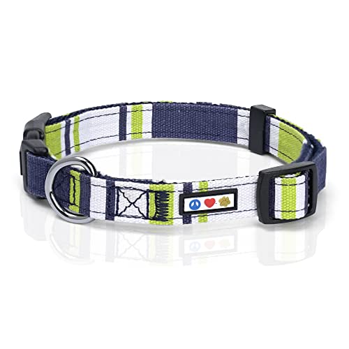 Pawtitas mehrfarbiges Hunde-Halsband Welpen-Halsband Haustier-Halsband Trainings-Halsband Extra klein Hunde-Halsband Grün / Weiß / Blau Hunde-Halsband Pawtitas mehrfarbiges Hunde-Halsband Welpen-Halsband Haustier-Halsband Trainings-Halsband Extra klein Hunde-Halsband Grün / Weiß / Blau Hunde-Halsband von PAWTITAS