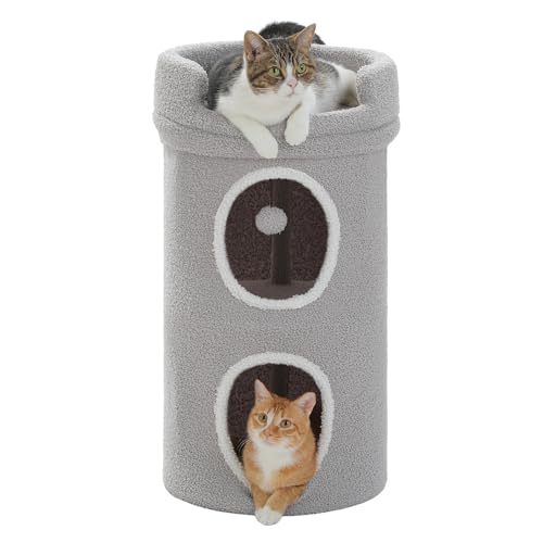PAWZ Road 75cm Katzenhöhle mit waschbarem Kissen, Große Katzenhaus für Indoor-Katzen, Betten & Möbel für katzen, 40*40*75cm Rosa PAWZ Road 75cm Katzenhöhle mit waschbarem Kissen, Große Katzenhaus für Indoor-Katzen, Betten & Möbel für katzen, 40*40*75cm Rosa von PAWZ Road