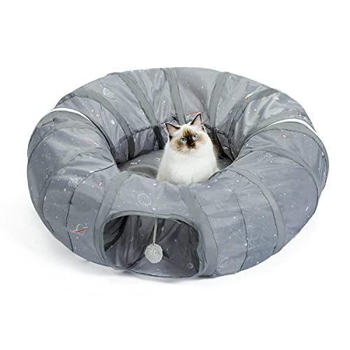 PAWZ Road Basis Katzentunnel, modernisiertes Katzenspielzeug, kreisförmiger Tunnel für Katzen, Grau PAWZ Road Basis Katzentunnel, modernisiertes Katzenspielzeug, kreisförmiger Tunnel für Katzen, Grau von PAWZ Road